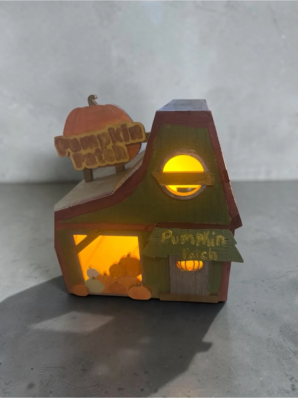 Pumpkin Patch LED Decorative Fall House - your choice